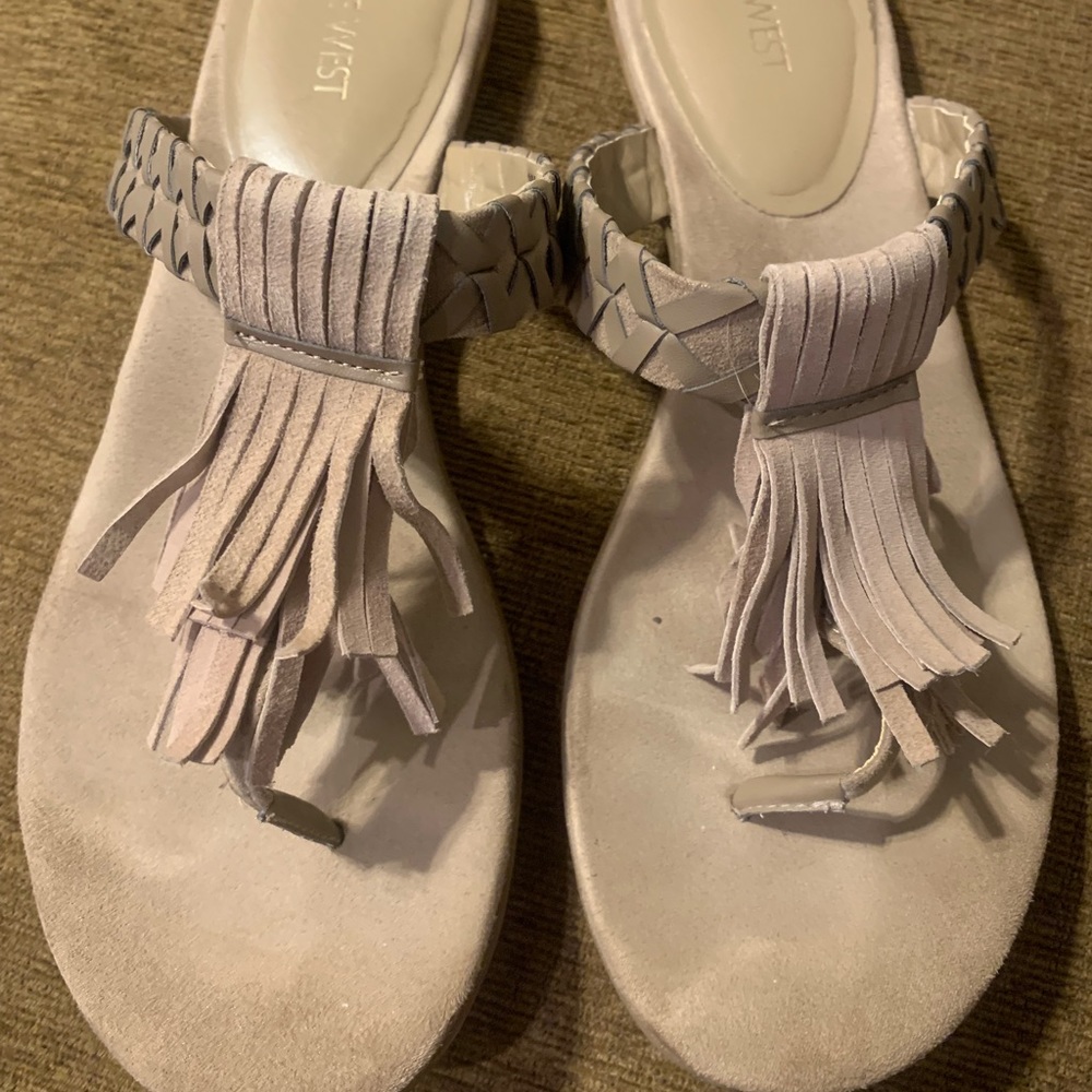 Nine West Fringe Sandal - Picture 2 of 3